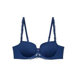 Triumph - Gefütterter Bügel-BH - Dark blue 075 - Wild Azalea Florale - Unterwäsche für Frauen