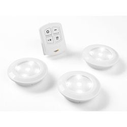 LED Licht mit Fernbedienung, 3er Set