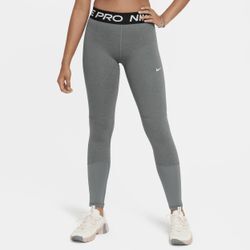 Nike Pro Dri-FIT Leggings für ältere Kinder (Mädchen) - Grau