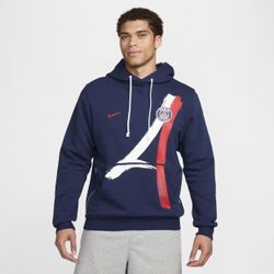 Paris Saint-Germain Standard Issue Nike Dri-FIT Fußball-Hoodie (Herren) - Blau