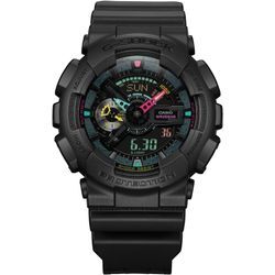 Chronograph CASIO G-SHOCK, schwarz, Armbanduhren, Herren, Quarzuhr, Armbanduhr, Herrenuhr, analog, digital