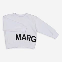 Weißes Sweatshirt mit großem Logo