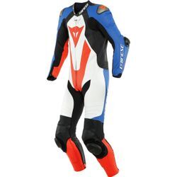 Dainese Laguna Seca 5, Lederkombi 1tlg. perforiert Schwarz/Weiß 98 male