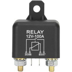 24V 200A Car Start Relay High Current Normally Open Brass Coil Vehicle Starter Relay 4 Pin - Jeffergarden