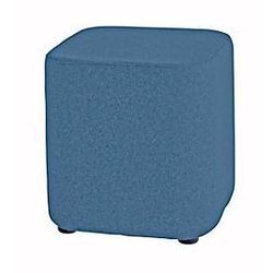 Sitzhocker TAPA Square O Type, Schurwolle, B 450 x T 450 x H 470 mm, blau