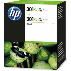 HP 301XL (D8J46AE) Druckerpatrone - 2x 3-farbig - Hoher Kapazität - Multipack