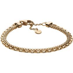 Armband SKAGEN "Schmuck Geschenk Edelstahl Armkette Merete, SKJ1861710", gold (gelbgoldfarben), Armbänder, Damen, Edelstahl