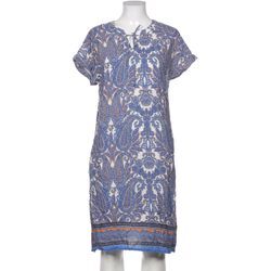 Peter Hahn Damen Kleid, blau, Gr. 38