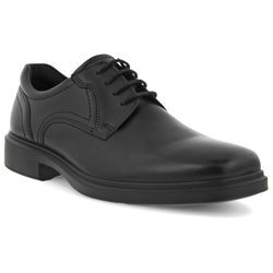 Schnürschuh ECCO "Helsinki 2" Gr. 40, schwarz, Herren, Glattleder, Schuhe, Freizeitschuh, Halbschuh, Schnürschuh mit herausnehmbarem Fußbett