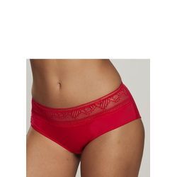 LASCANA Panty 'Tiziana' rot Gr. 36/38 für Damen. Mit Schleife, Spitze. Körpernah. Nachhaltig.