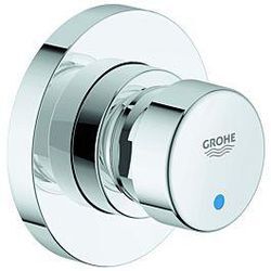 Grohe Selbstschluss-Durchgangsventil Euroeco CS chrom, Markierung blau/rot, 36268000