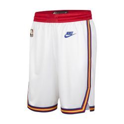 Golden State Warriors 2024/25 Hardwood Classics Nike Dri-FIT NBA Swingman-Shorts (Herren) - Weiß