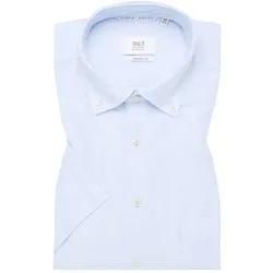 COMFORT FIT Linen Shirt in himmelblau unifarben, himmelblau, 42