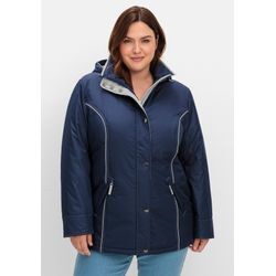 Wind- und wasserabweisende Funktionsjacke, marine, Gr.44