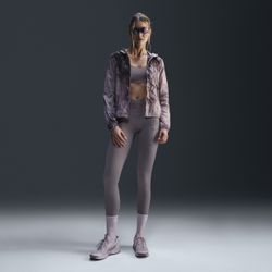 Nike Trail Go 7/8-Leggings mit Taschen, starkem Halt und hohem Bund für Damen - Grau