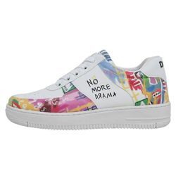 Sneaker DOGO "Damen Dice Sneakers No More Drama Vegan Damen Sneaker / female", Damen, Gr. 39, Normalschaft, weiß, Lederimitat, Schuhe, Vegan