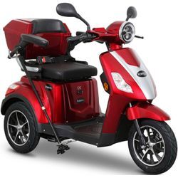 Elektromobil ROLEKTRO "E-Trike 25 V.2, Blei-Gel-Akku", rot, ElektromobileB:70cm H:95cm L:150cm, B:70cm H:95cm L:150cm