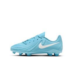 Nike Jr. Phantom GX 2 Club Low Top Fußballschuh für verschiedene Böden für jüngere/ältere Kinder - Blau