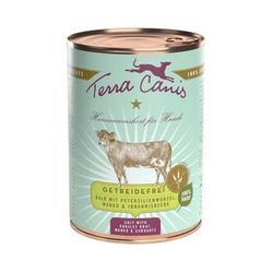 Terra Canis Getreidefrei Adult 6x400g Kalb mit Petersilienwurzel, Mango & Johannisbeere