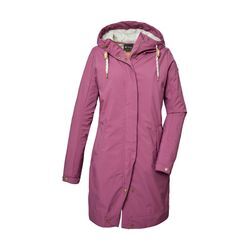 Softshellparka G.I.G.A. DX BY KILLTEC "GS 16 WMN SFTSHLL PRK" Gr. 44, rosa (dunkelrosé), Damen, Obermaterial: 100% Polyester (recycelt), Innenfutter: 100% Polyester, Jacken