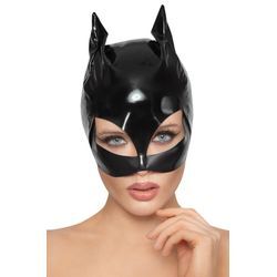 Kopfmaske aus Lack im Cat-Look