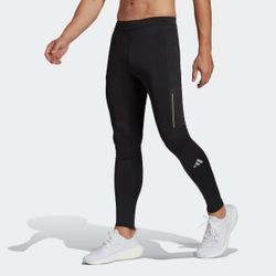 Lauftights ADIDAS PERFORMANCE "OWN THE RUN" Gr. S, N-Gr, schwarz (black) Herren Hosen