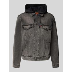 Jeansjacke mit Kapuze