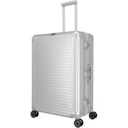 travelite Reisekoffer Next Trolley 77 cm 4 Rollen 39 l - Silber