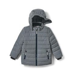 Reflektierende Kinder-Steppjacke - Silber - Kinder - Gr.: 86/92