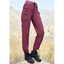 LASCANA ACTIVE Trekkinghose 'Cargo Pants' violett Gr. 34 für Damen