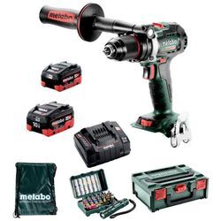 Metabo - Akku-Bohrschrauber BS18LTXBLI + x145 + Bit-Box + 5,5/10,0Ah +ASC145