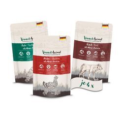 Venandi Animal - Probierpaket I Huhn, Pute, Rind 12x125g