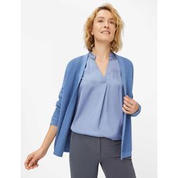 BRAX Damen Strickjacke Style ANIQUE, Blau, Gr. 34