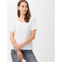 BRAX Damen Shirt Style CORA, Weiß, Gr. 34