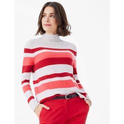 Brax Damen Strickpullover Style LEE, Rot, Gr. 34