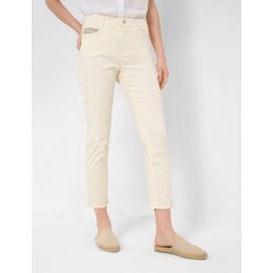 BRAX Damen Five-Pocket-Hose Style MARY S, Cremefarben, Gr. 32