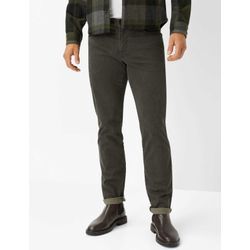 BRAX Herren Hose Style CADIZ, Khaki, Gr. 30/32