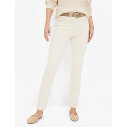 Raphaela by Brax Damen Five-Pocket-Hose Style LUCA CREAM , gelb, Gr. 42