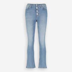 Blaue Poppy Bootcut Jeans