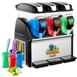 Slush Eis Maschine Slushmaschine Ice Maker Softeis Slusheis 3 x 15 Liter