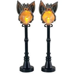 Lemax - Gargoyle Lamp Post Set Of 2 Cod. 14829