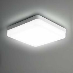 Goeco - LED-Deckenleuchte Quadratisch, LED-Deckenlampe, IP44 LED-Deckenleuchte, Deckenbeleuchtung geeignet für Badezimmer Küche Schlafzimmer Flur