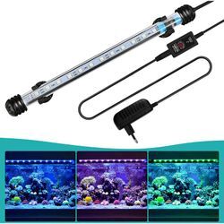 Hengda - 18-112cm led Aquarium rgb Aquarium Lampe Schalentiere Fisch Tank Unterwasser.3W.28cm