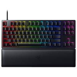 RAZER Huntsman V2 Snap Tap Tenkeyless, Tastatur, Opto-Mechanical, Razer Linear Optical Switch (Rot), kabelgebunden, Schwarz