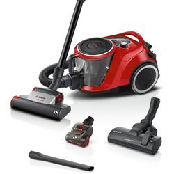 BOSCH Bodenstaubsauger "Serie 6 ProAnimal BGC41PET, ideal für Tierhaare, Hygiene-Filter" Staubsauger 10 Jahre Motorgarantie, für ParkettTeppichFliesen, Turbo-Düse, rot rot (tornadorot/schwarz)