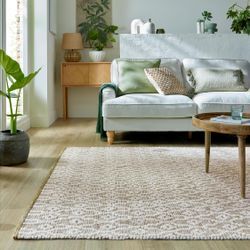 Teppich FLAIR RUGS "Dream", grün, Teppiche, B: 120cm, 3mm, L: 170cm, Baumwolle, Kunstfaser, Wolle Globaler Teppich Dream aus Wollmischung