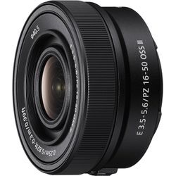 SONY Zoomobjektiv "E PZ 16-50mm F3.5-5.6 OSS II", schwarz, B:6,6cm H:3,13cm, Objektive