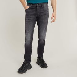 Slim-fit-Jeans G-STAR "3301 Slim" Gr. 30, Länge 32, schwarz (faded schwarz magnet), Herren, Obermaterial: 91% Baumwolle, 7% Elastomultiester, 2% Elasthan, Jeans, mit toller Waschung und Elasthan