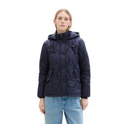 Steppjacke TOM TAILOR Gr. M (38), blau (sky captain blau), Damen, Obermaterial: 100% Polyester. Futter: Polyester, unifarben, Jacken, mit Kapuze