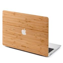 Aufkleber 15" Laptops - Bambus - Holzfarben